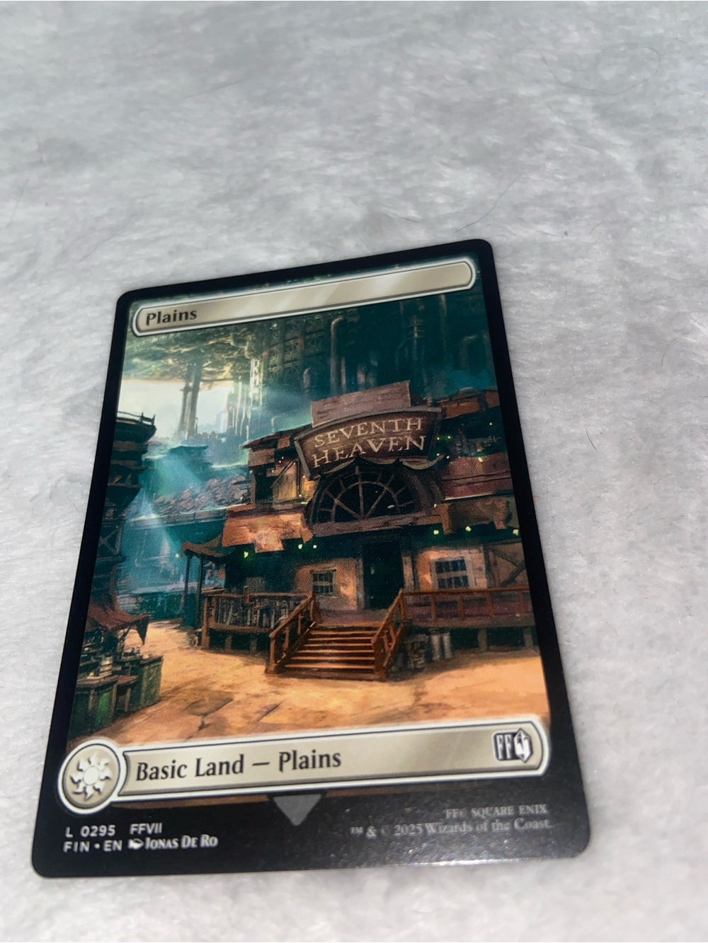 Plains Basic Land card (#0295) from the Final Fantasy Magic the Gathering